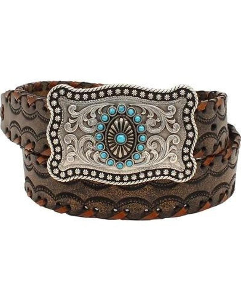 M&F Western 1/2Laceedgrectbklbr