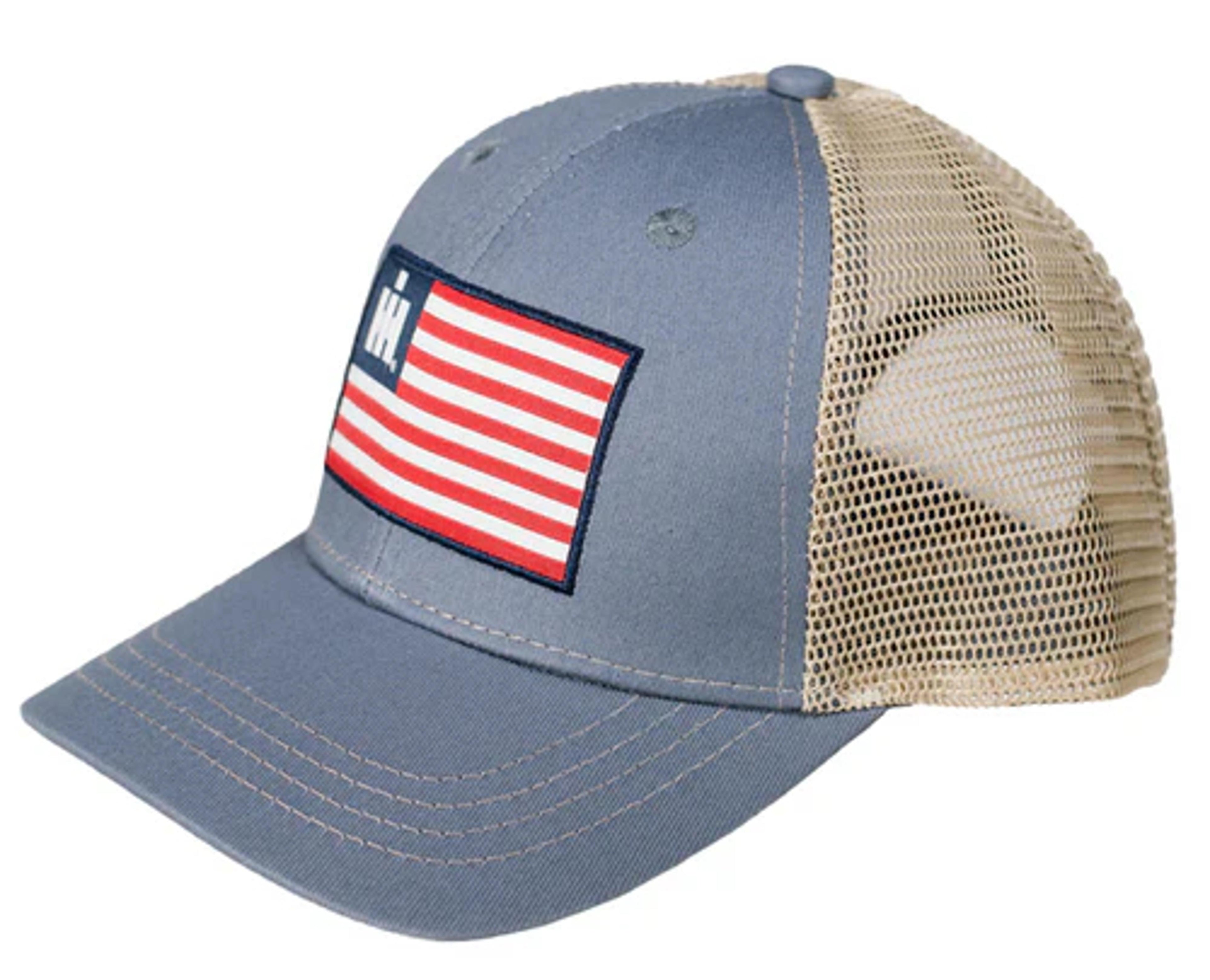 International Harvester Two-Tone USA Flag Trucker Cap