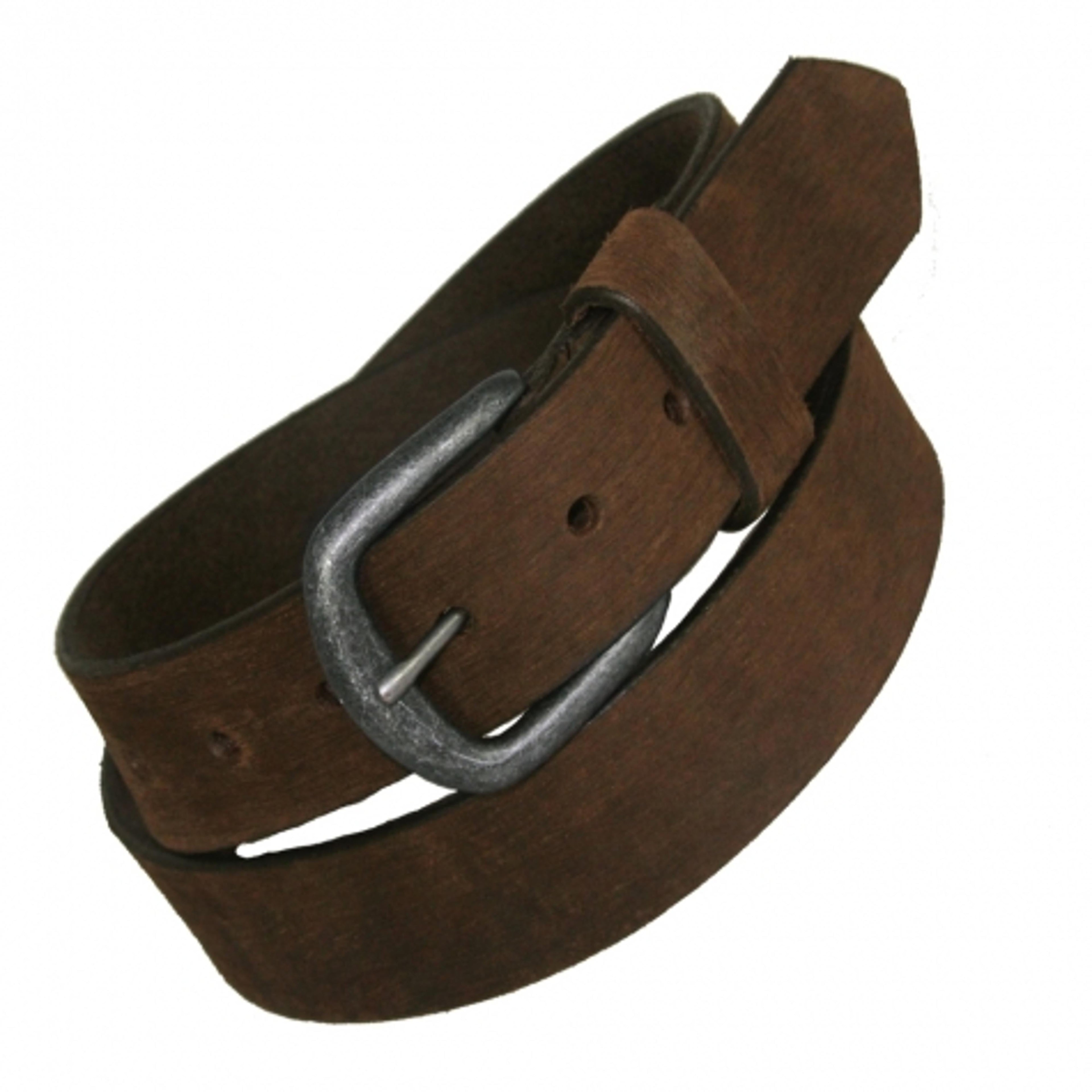 Boston Leather Mens 1.5 Brown Rough Rider Bark Snap Antique-18216DS