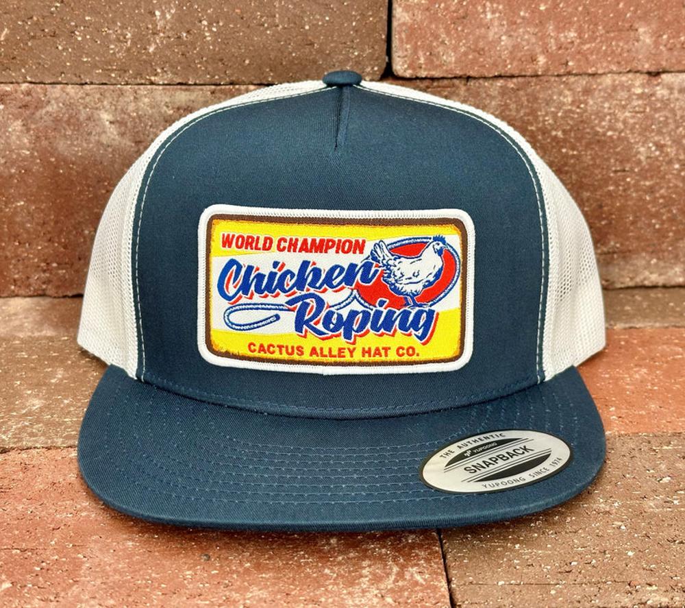 Cactus Alley Hats Chicken Chocking Navy White-6006NW-P111