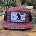 Cactus Alley Hats Donkey Red Black Aztec-PH103-P148