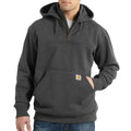 Carhartt Mens Rain Defender Heavyweight Quarter-Zip Hoodie - Carbon Heather-100617-026