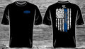 Bad Ass Diesel Peterbilt Flag Blk/Blue-BAD067