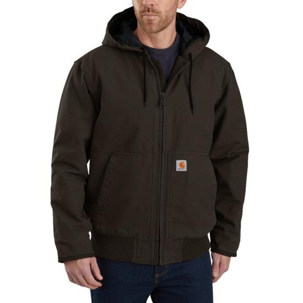 Carhartt Mens Sandstone Active Jacket Insulated Dark Brown Big-J130DKBBIG