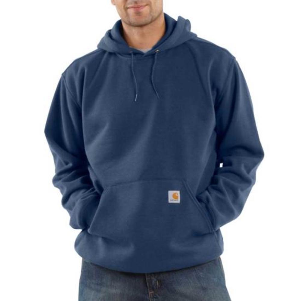 Carhartt Mens Midweight Hooded Pullover Sweatshirt Navy-K121-472