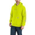 Carhartt Mens Loose Fit Midweight Logo Sleeve Graphic Hoodie Hi Vis Br-K288-BLM