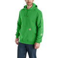 Carhartt Mens Midweight Logo Sleeve Graphic Hoodie Classic Holly Green-K288GD9