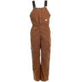 Carhartt Sndstne Bib Overall Quilt Lnd-WR027BRN