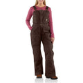 Carhartt Sndstne Bib Overall Quilt Lnd-WR027DKB