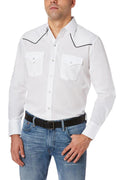 Ely Walker Ely And Walker Co Solid White W/Blk Piping-15202980-01