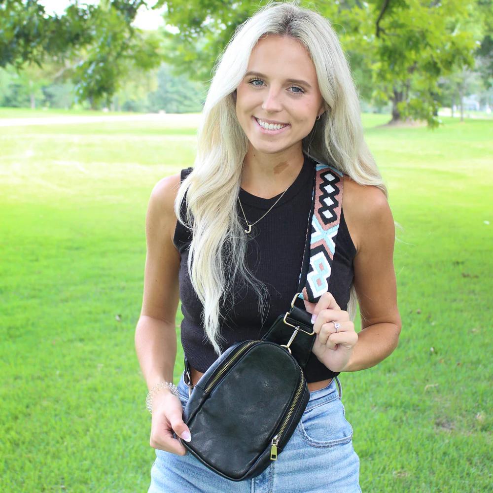 Girlie Girl Originals Cb6680 Lilly Crossbody Black-CB6680-BLK
