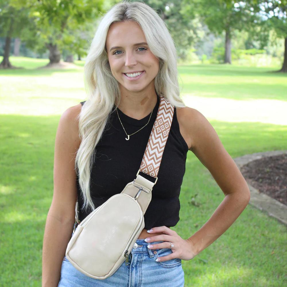 Girlie Girl Originals Cb6680 Lilly Crossbody Bone-CB6680-BONE