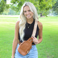 Girlie Girl Originals Cb6680 Lilly Crossbody Camel-CB6680-CAM