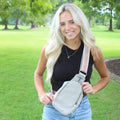 Girlie Girl Originals Cb6680 Lilly Crossbody L Gry-CB6680-LGY