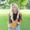Girlie Girl Originals Cb6680 Lilly Crossbody Mustard-CB6680-MUS