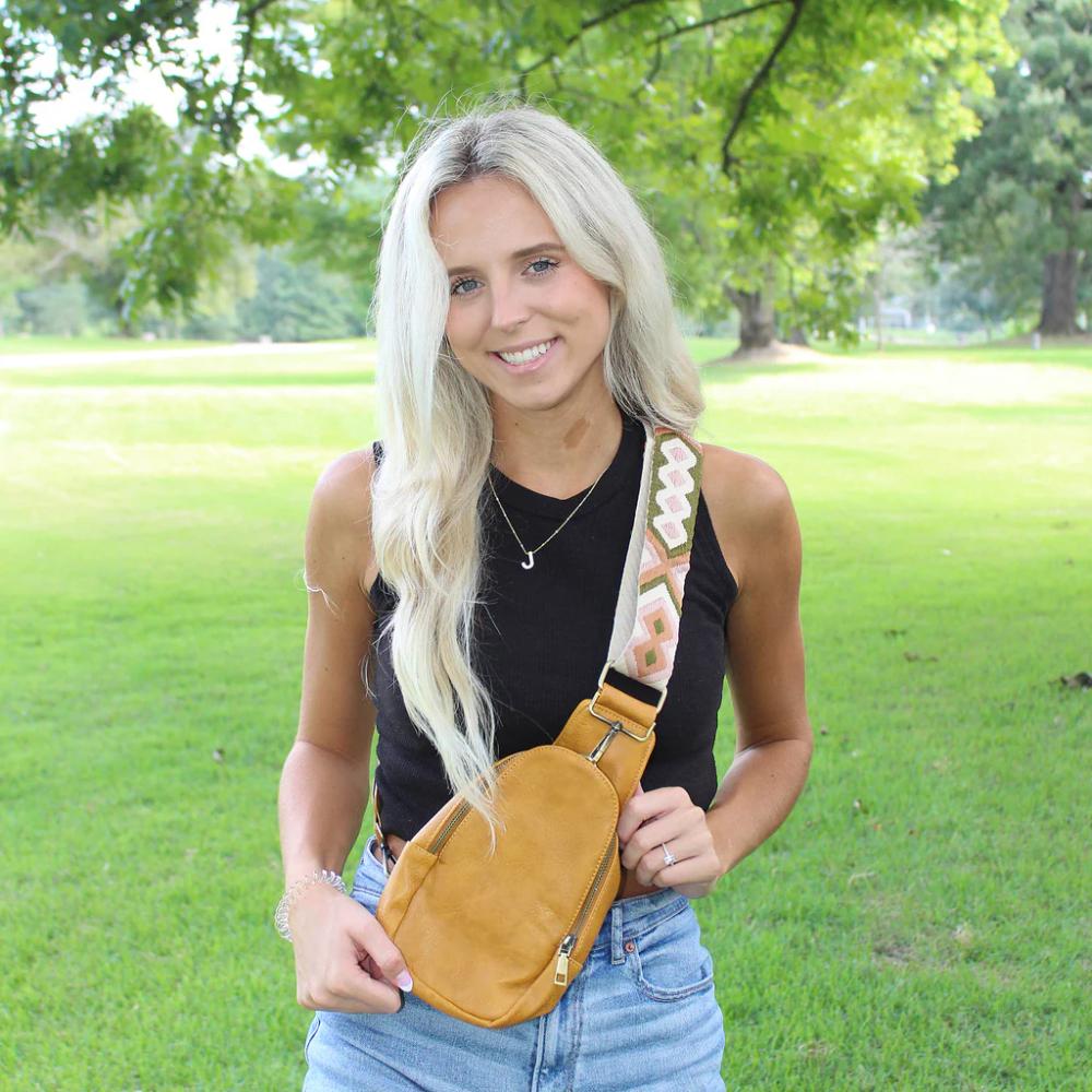 Girlie Girl Originals Cb6680 Lilly Crossbody Mustard-CB6680-MUS