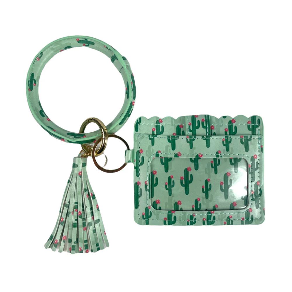 Girlie Girl Originals Wristlet Id Wallet Small Mint Cactus-CL7848-MINTC