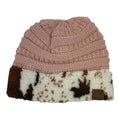 Girlie Girl Originals Cc Beaniehat-47 Cow Beanie Pin-HAT47-COWPI