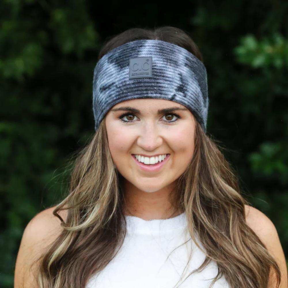 Girlie Girl Originals Cc Tie Dye Headwrap Drgry/Lt-HW7380-DGLG