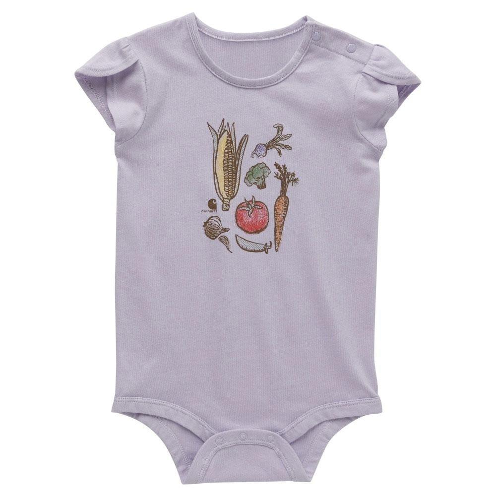 Carhartt Kids Petal Sleeve Veggie Bodysuit-CA7039-L61-I