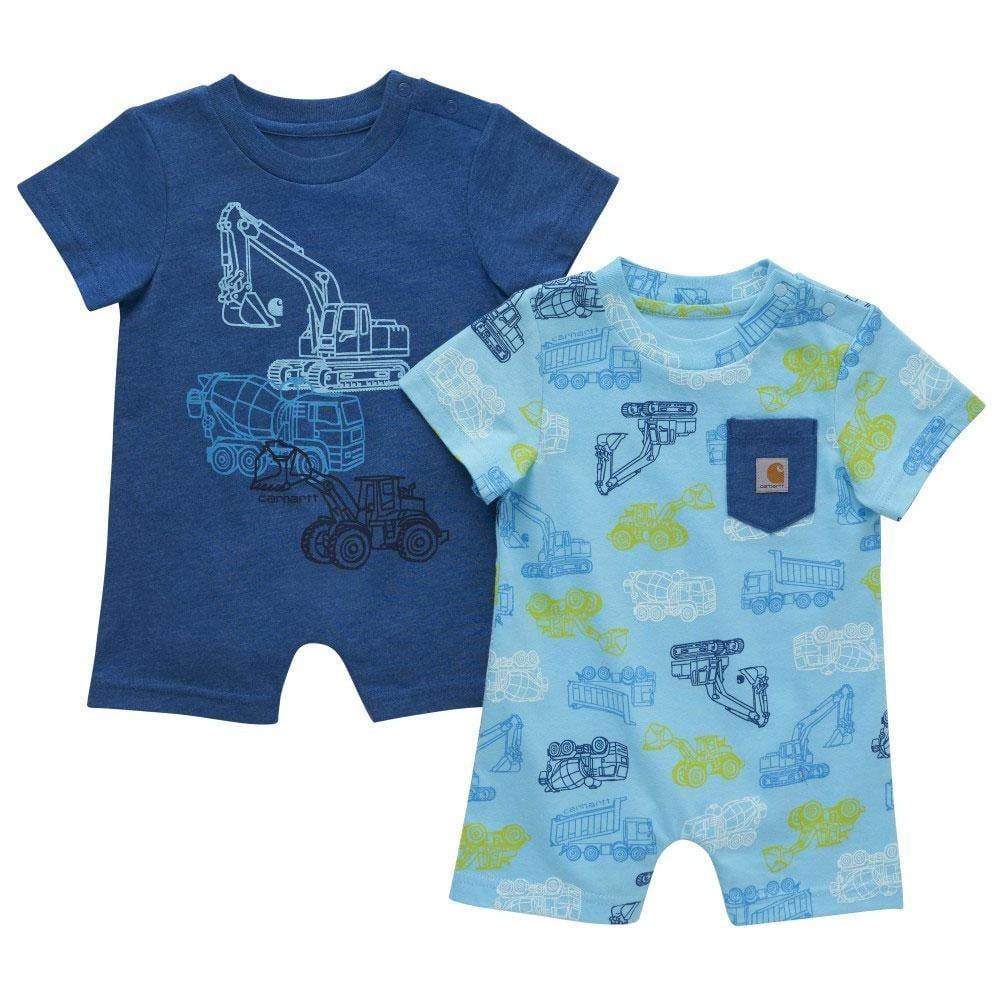 Carhartt Kids 2Pc Construction Romper Set-CG8909-HE8