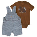 Carhartt Kids Ticking Stripe Shortall Set-CG8919-B03S