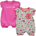 Carhartt Kids Short-Sleeve Floral Romper 2Pc Set-CG9841-C38