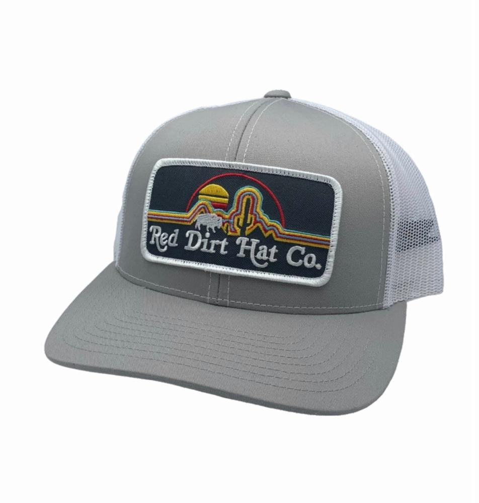 Red Dirt Hat Co Neon Buffalo Sliver/White-RDHC174