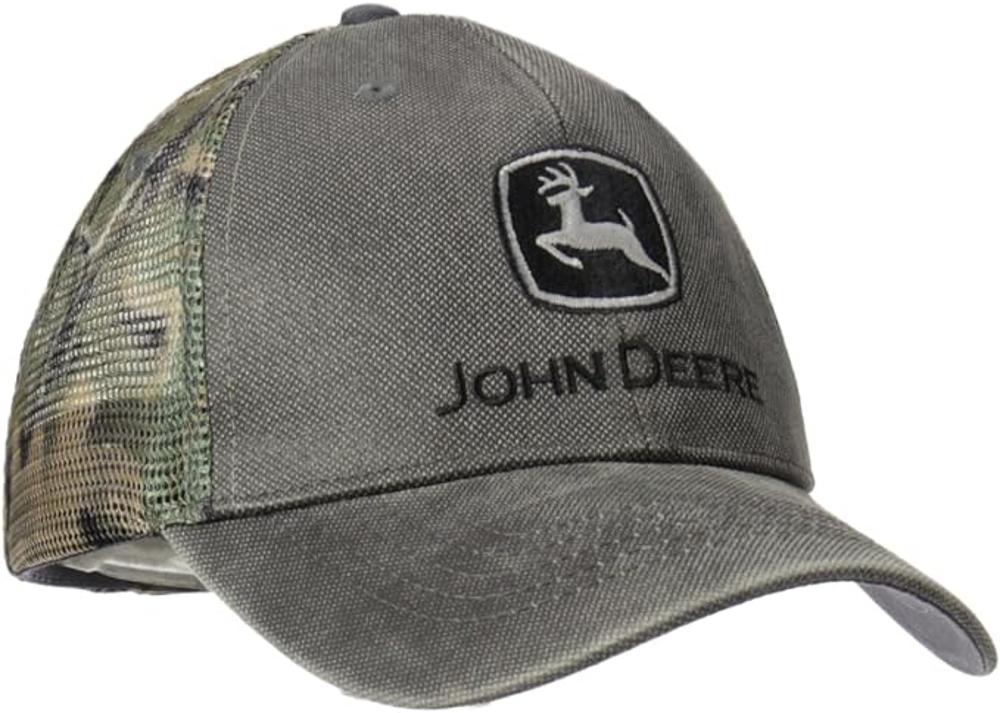 John Deere Fanatics Waxed Cotton W/ Camo Mesh-13080332CH
