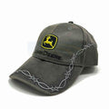 John Deere Fanatics Deere Cap Waxed Canvas W/ Emb-13080335CH