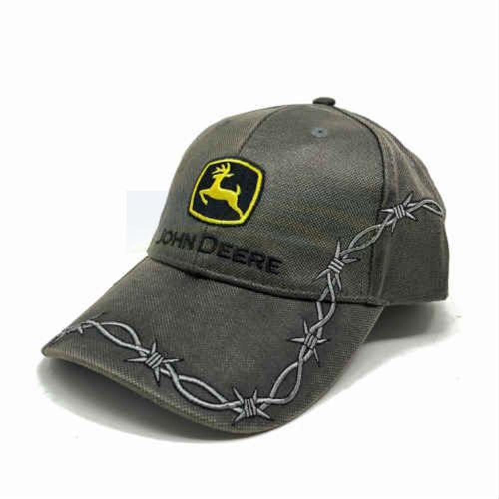 John Deere Fanatics Deere Cap Waxed Canvas W/ Emb-13080335CH