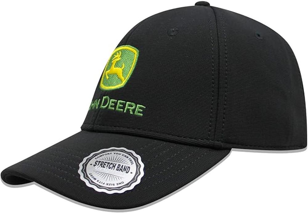 John Deere Fanatics Jd Stretch Band Cap-13080424BK