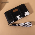 Wrangler Cow Print Wallet Black WG102-W006BK - view 1