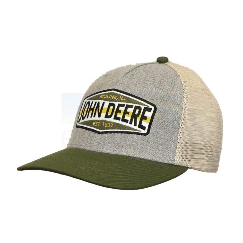 John Deere Fanatics Jd Hat Jd Logo With Ivory Mesh-13080721IV