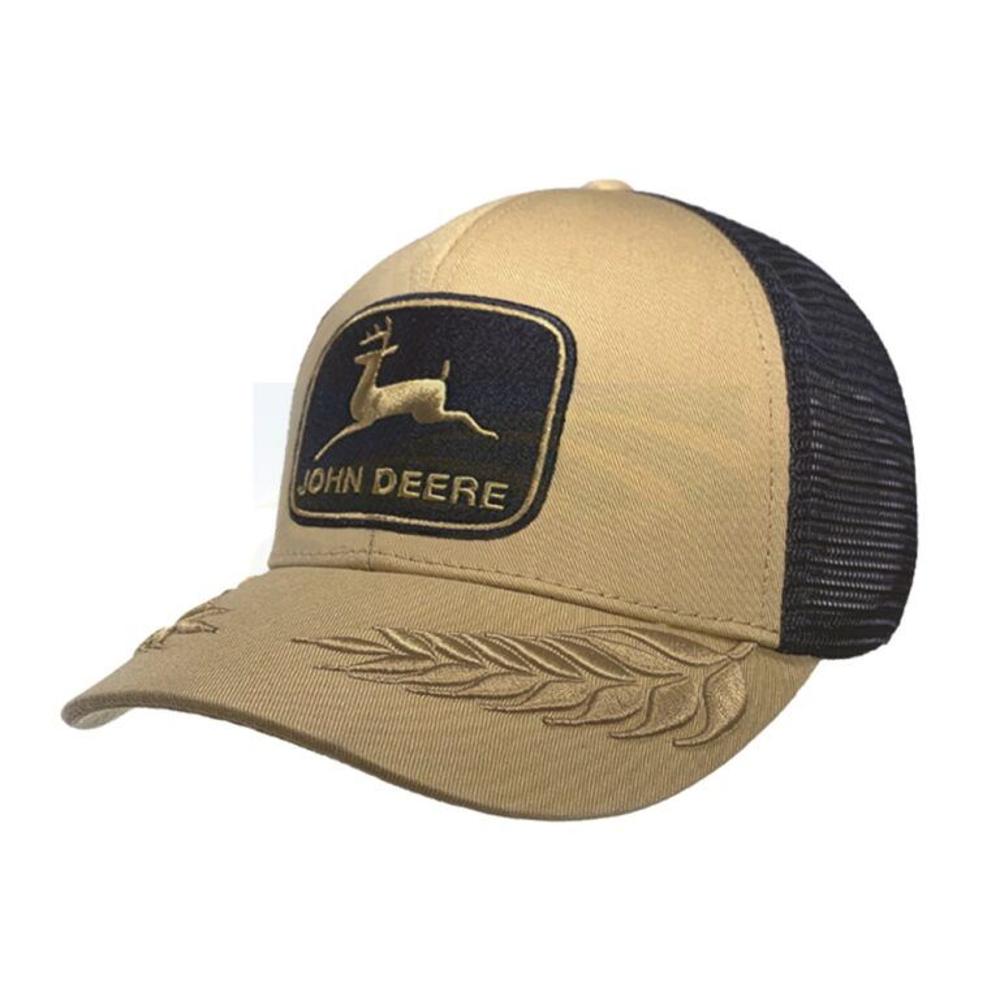 John Deere Fanatics Jd Hat Wheat Embroidered Bill-13080727NV