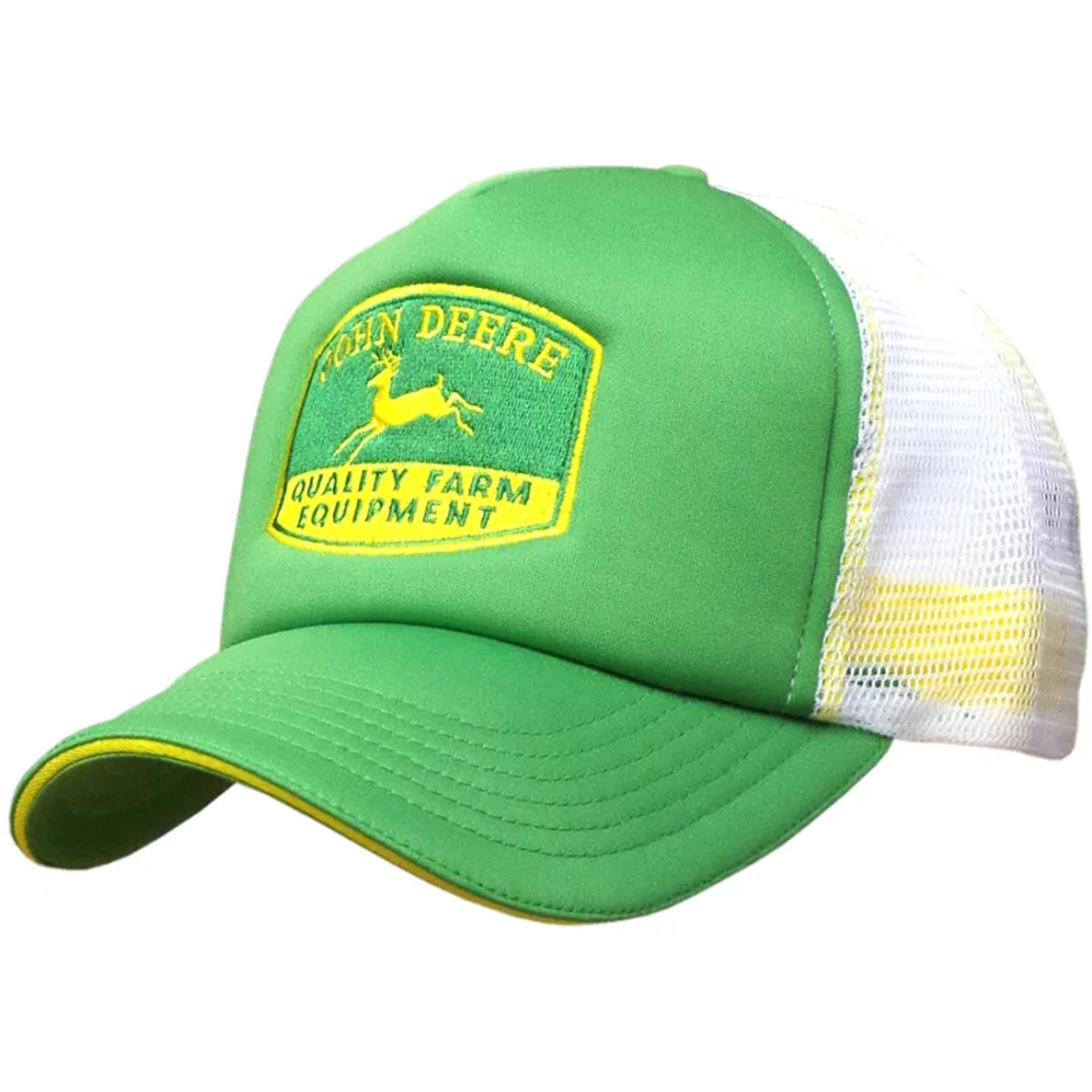 John Deere Mesh Back Foam Trucker Ball Cap-J12L-03DS-JDR-CA3