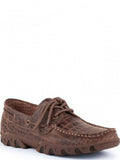 Ferrini Boots Loafer Driving Moc Crco Brown-35322-10