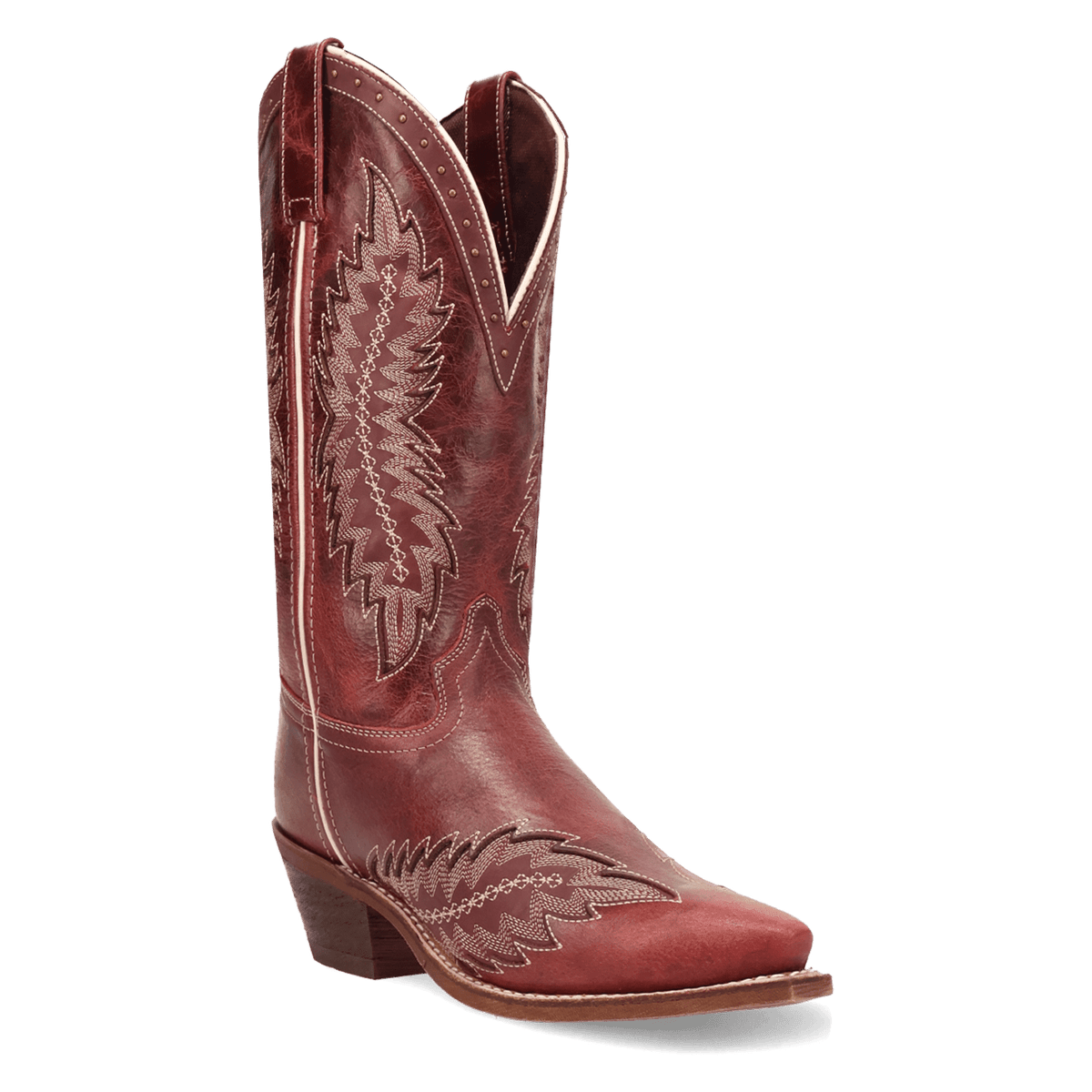 Laredo Womens Coyote Creek Wide Calf Red Boot-20058WC