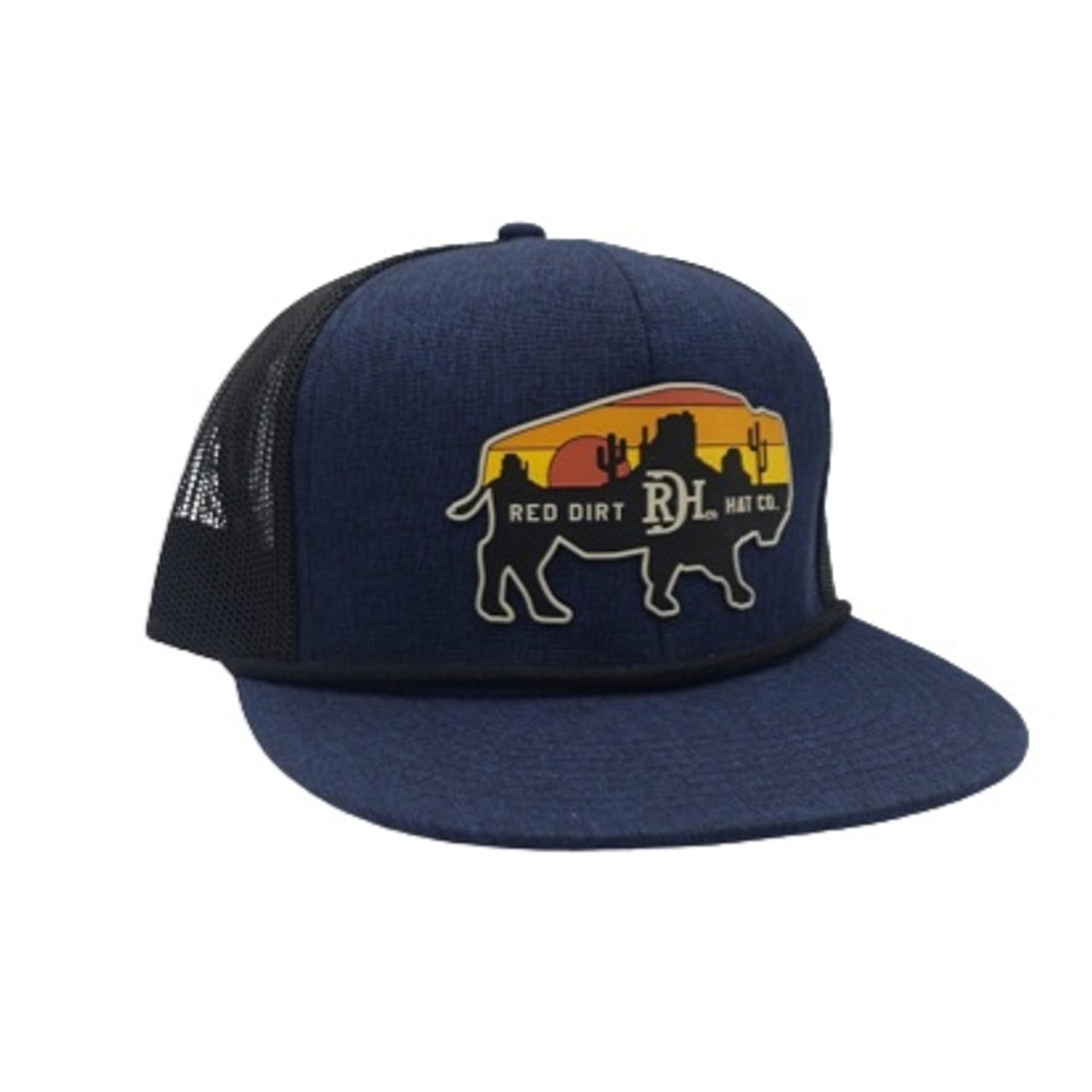 Red Dirt Hat Co Billboard Heather Navy/Black-RDHC287