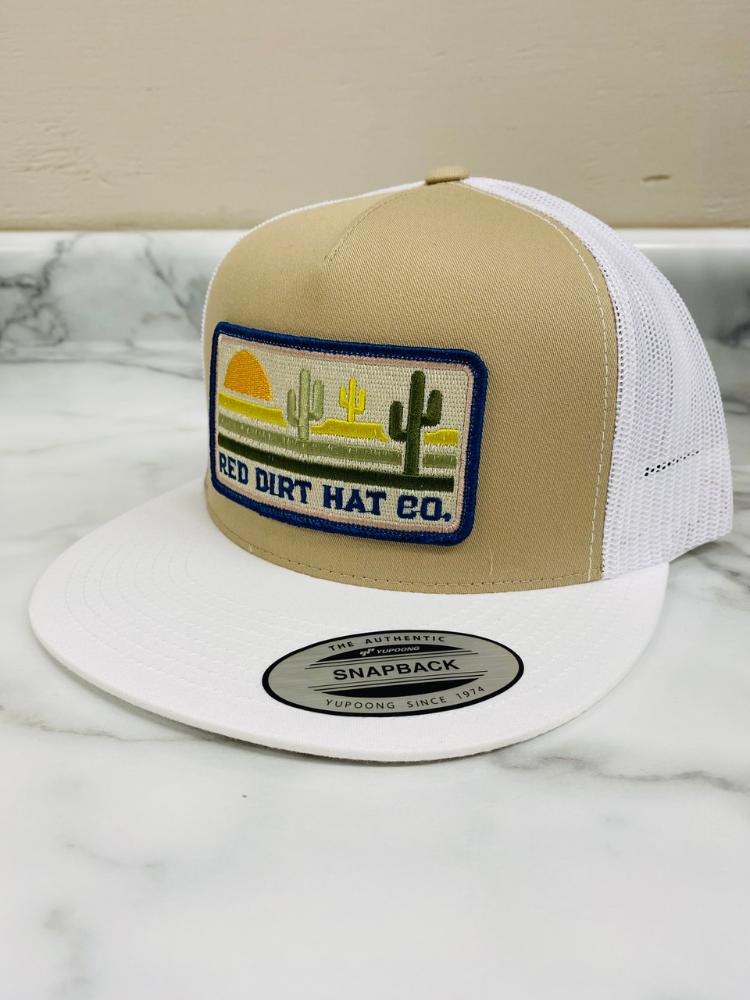 Red Dirt Hat Co Ranchero White/Khaki-RDHC398