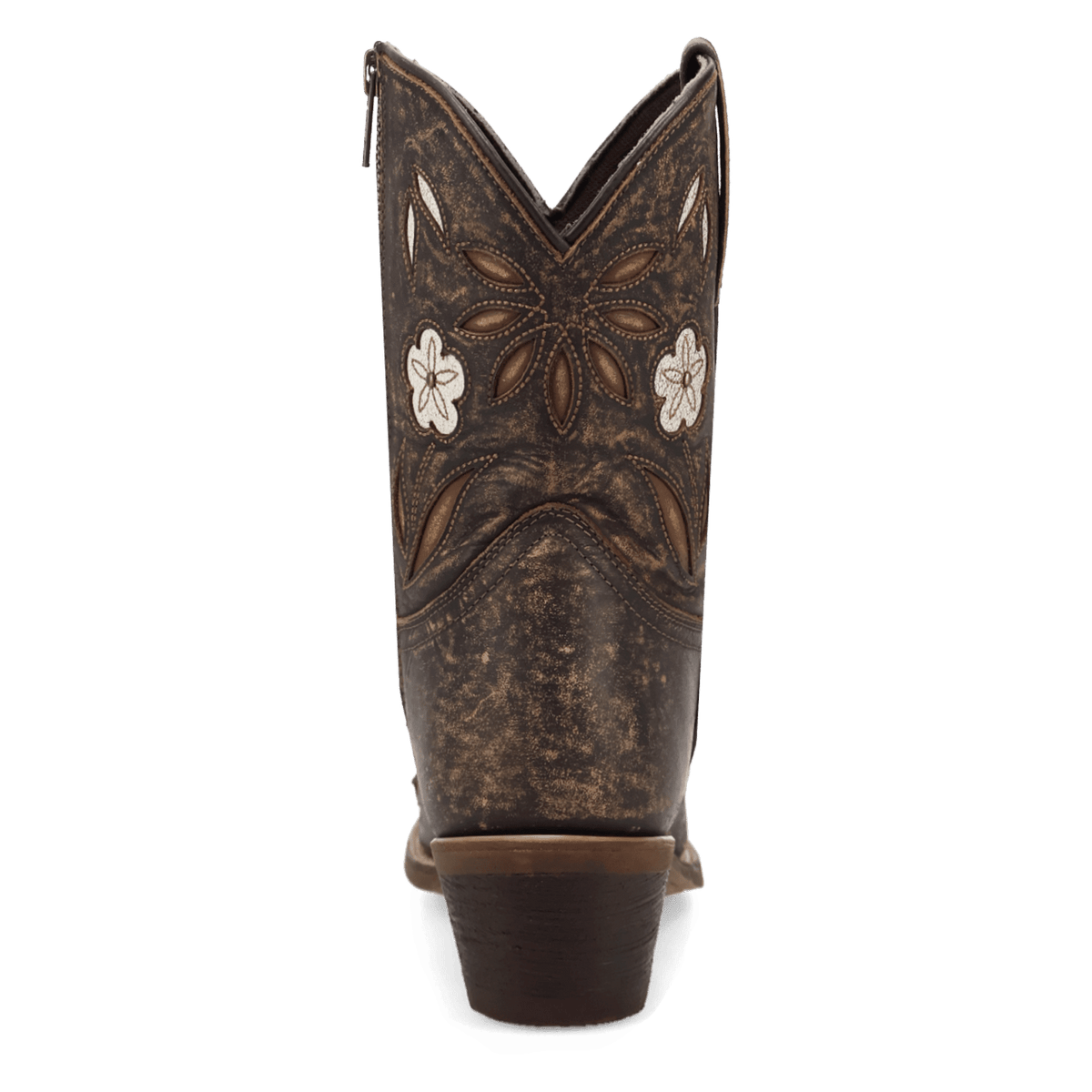 Laredo Womens Wild Petal Leather Bootie-20088 - view 4