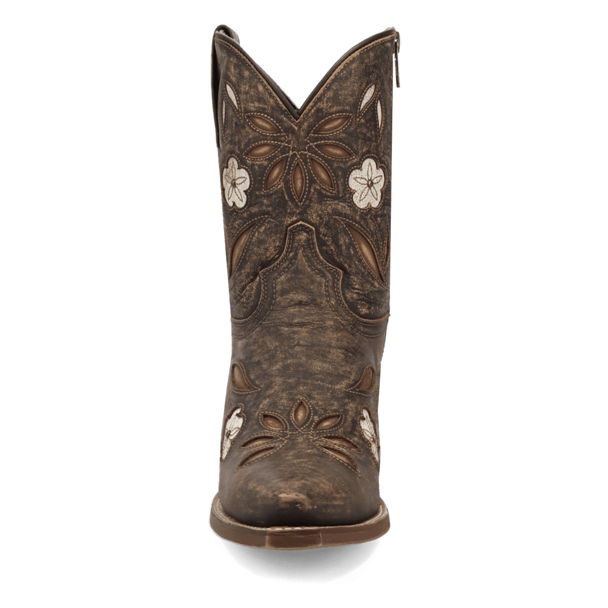 Laredo Womens Wild Petal Leather Bootie-20088 - view 5