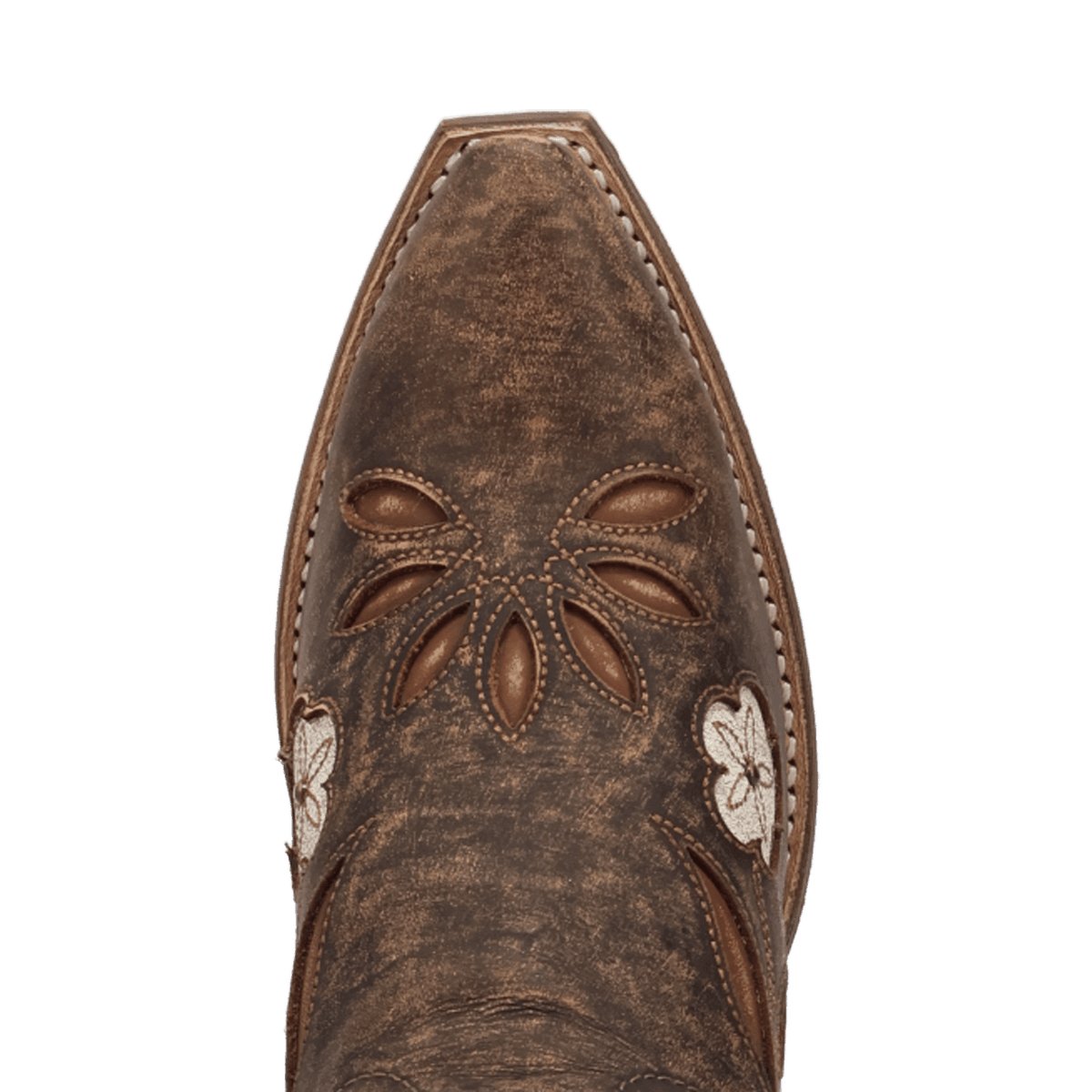 Laredo Womens Wild Petal Leather Bootie-20088 - view 6