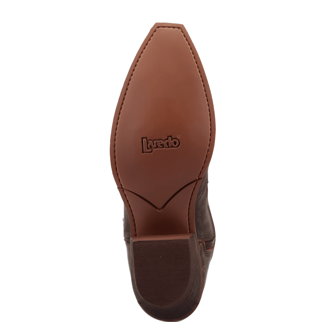 Laredo Womens Wild Petal Leather Bootie-20088 - view 7