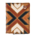 Hooey Montezuma Patchwork Leather Bi-Fold Money Clip Wallet With Hooey Logo Rivet-HFBF007-BRBK