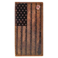 Hooey Liberty Roper Hooey Liberty Rope Embossed Rodeo Wallet With Hooey Logo Rivet-HW003-BRBK