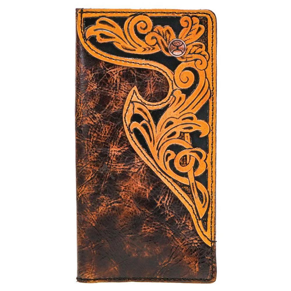 Hooey Rodeo Llano Hand Tooled-HW015-BRTN