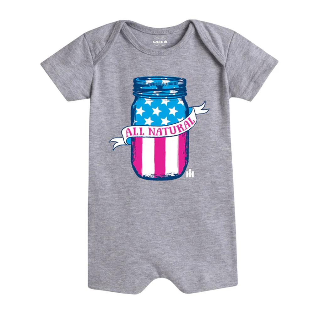 Country Casuals/Farmall-Case All Natural Flag Mason Jar