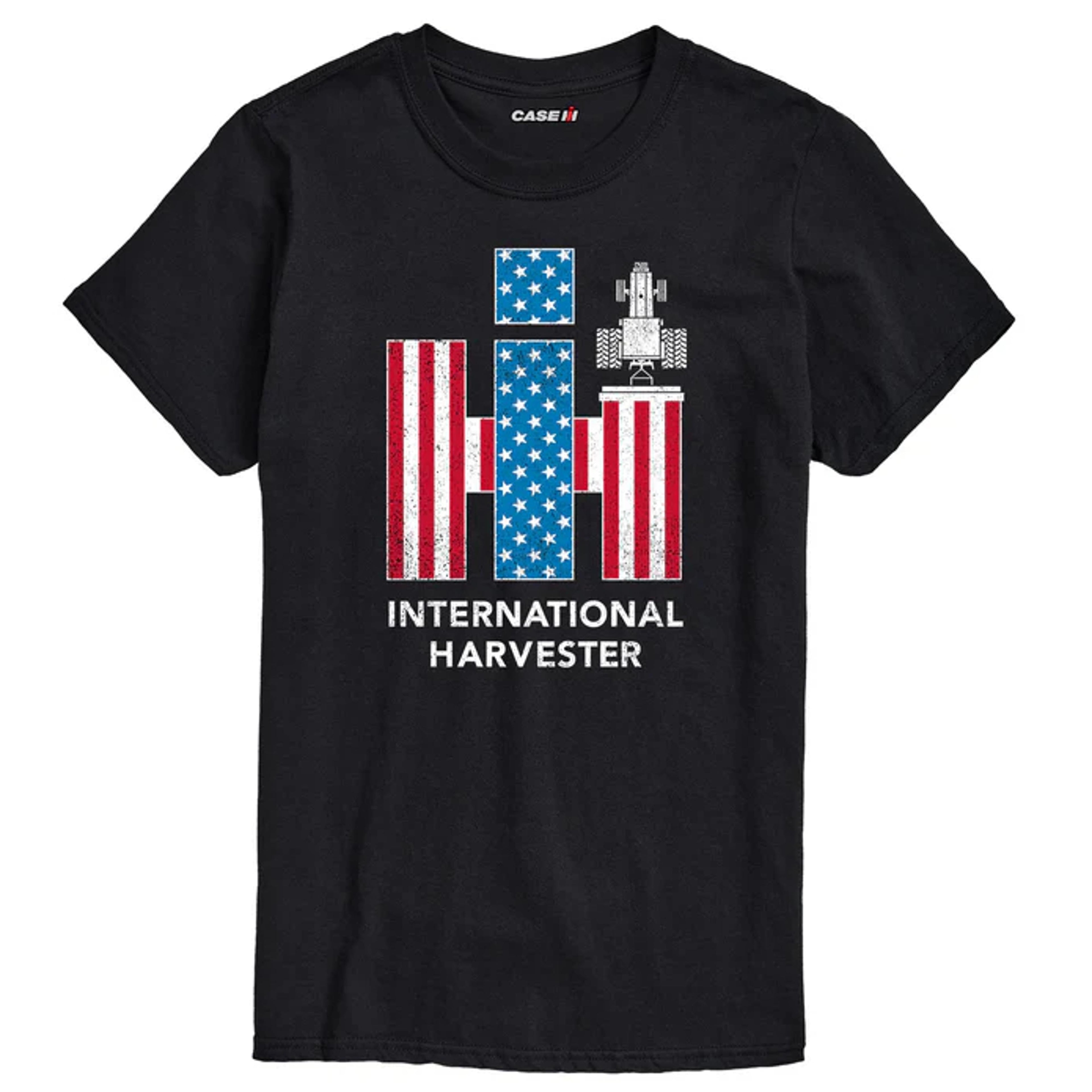 Country Casuals Case Ih American Flag Logo T-Shirt - Mens