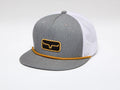 Kimes Ranch Workhard Trucker-Hat-Grey Heather-F22-202036